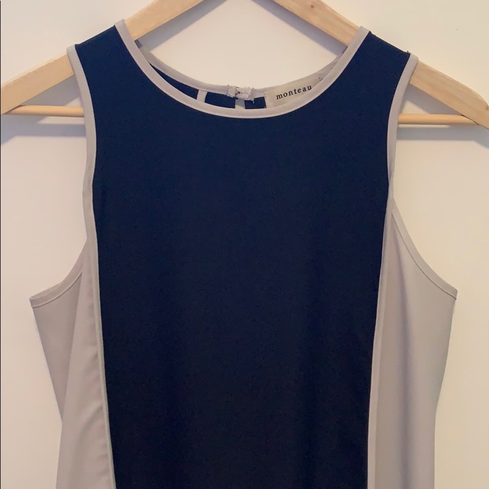 Black and white stripped dress